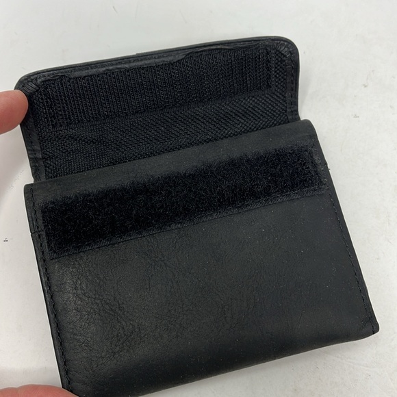 COLUMBIA TRIFOLD WALLET BLACK LEATHER WITH TIN BOX - Picture 5 of 11
